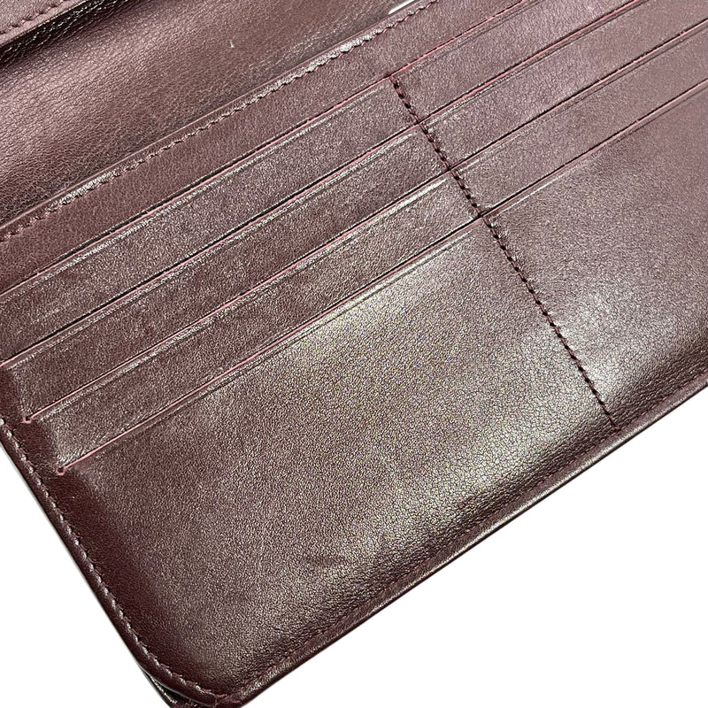CHANEL Matelasse Quilted Leather Long Wallet - Black