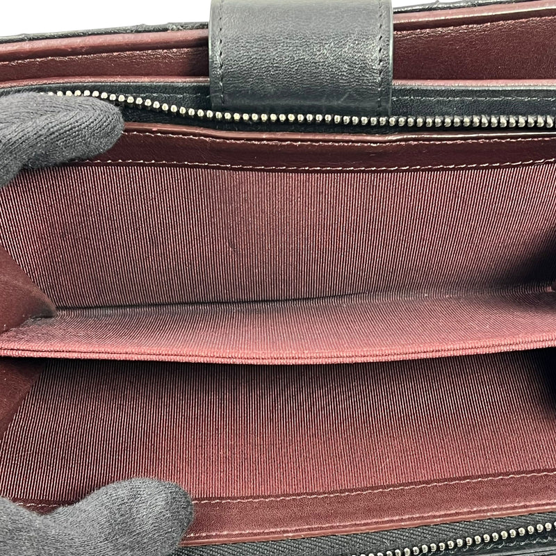CHANEL Matelasse Quilted Leather Long Wallet - Black