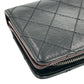 CHANEL Matelasse Quilted Leather Long Wallet - Black
