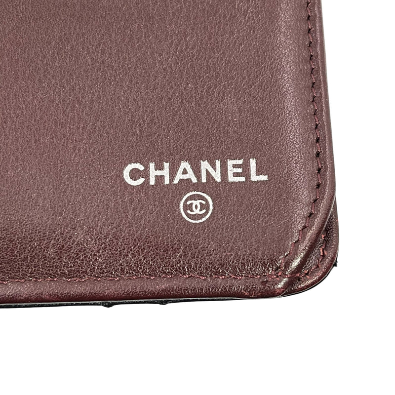 CHANEL Matelasse Quilted Leather Long Wallet - Black