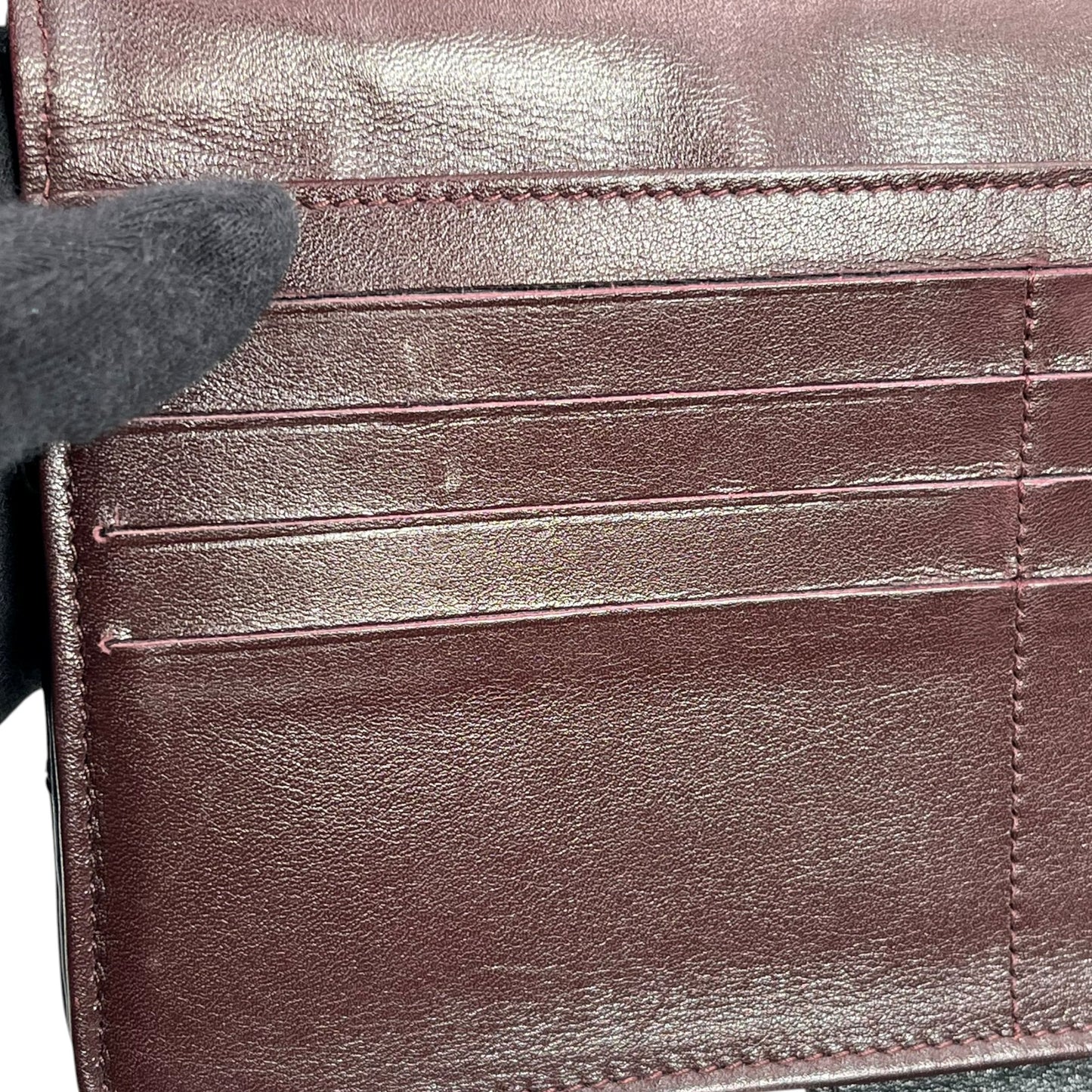 CHANEL Matelasse Quilted Leather Long Wallet - Black