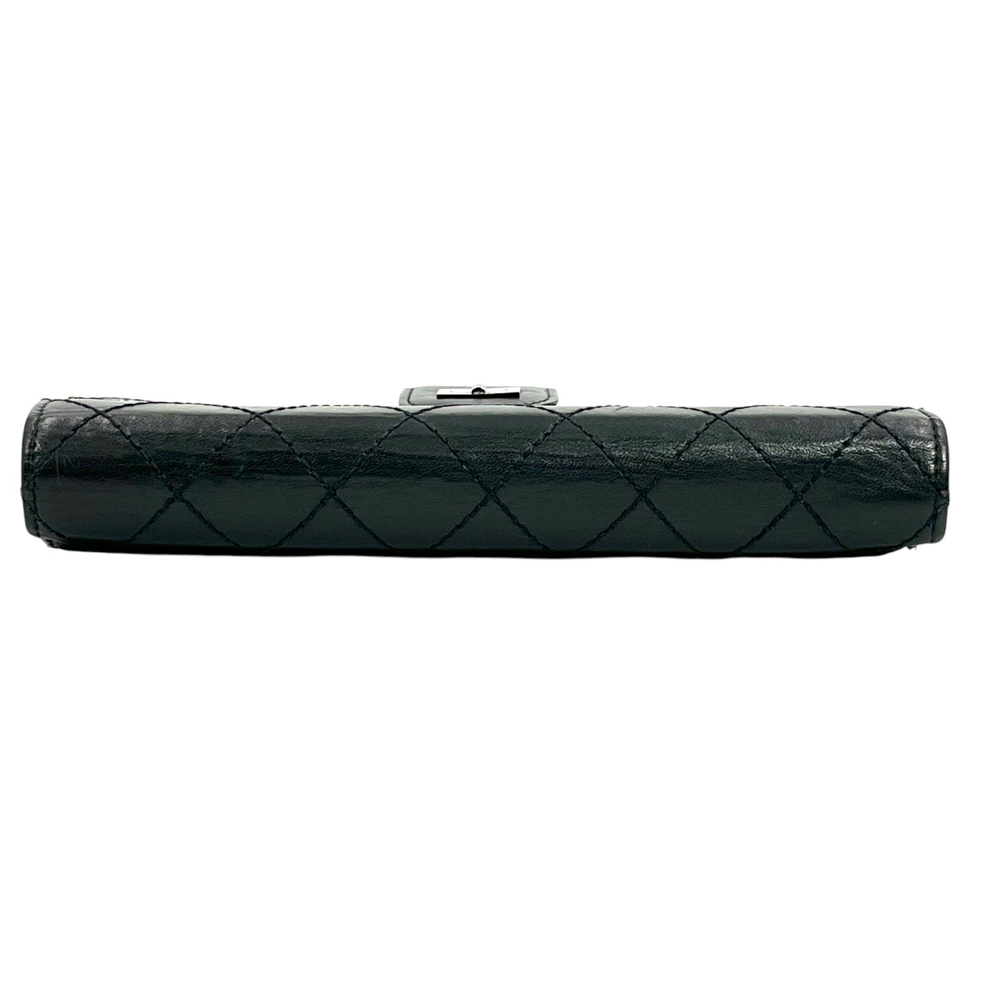 CHANEL Matelasse Quilted Leather Long Wallet - Black