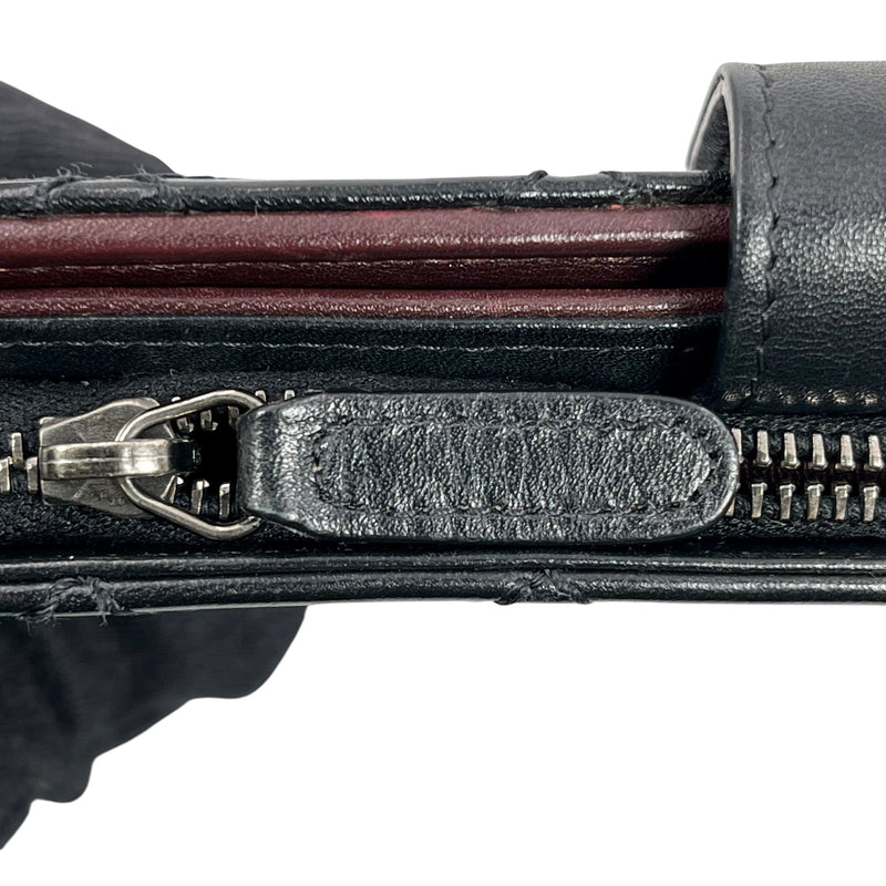 CHANEL Matelasse Quilted Leather Long Wallet - Black