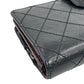 CHANEL Matelasse Quilted Leather Long Wallet - Black