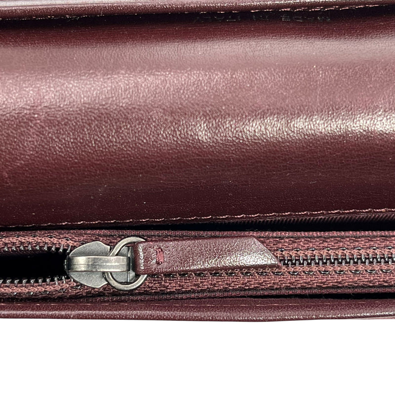 CHANEL Matelasse Quilted Leather Long Wallet - Black