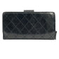 CHANEL Matelasse Quilted Leather Long Wallet - Black