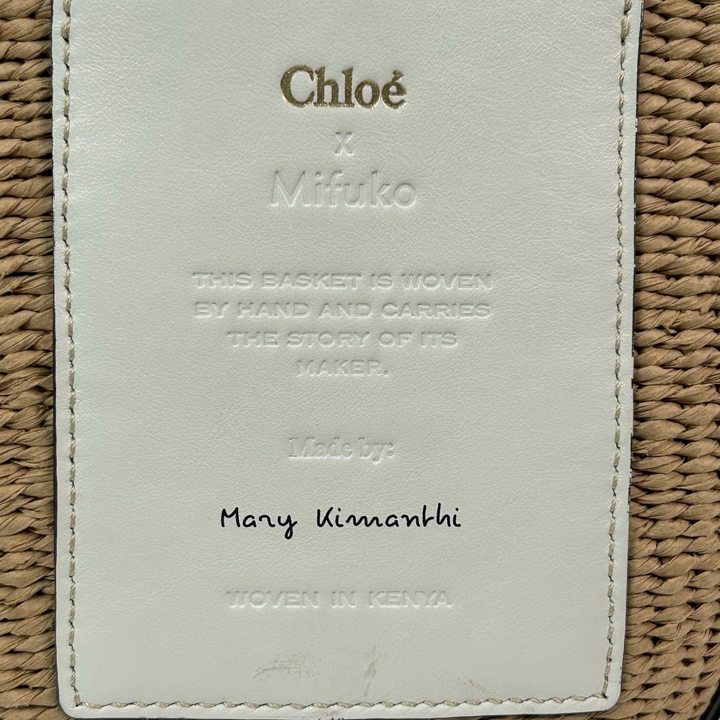 Chloe×Mifuko ミフコ ペーパー 巾着型 ショルダーバッグ_38154