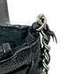 CHANEL ハーフムーン チェーンウォレット キャビアスキン_38171
