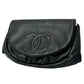 CHANEL ハーフムーン チェーンウォレット キャビアスキン_38171