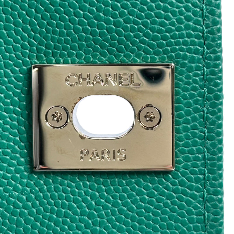【中古】CHANEL ココハンドルXS キャビアスキン チェーンショルダー 38282