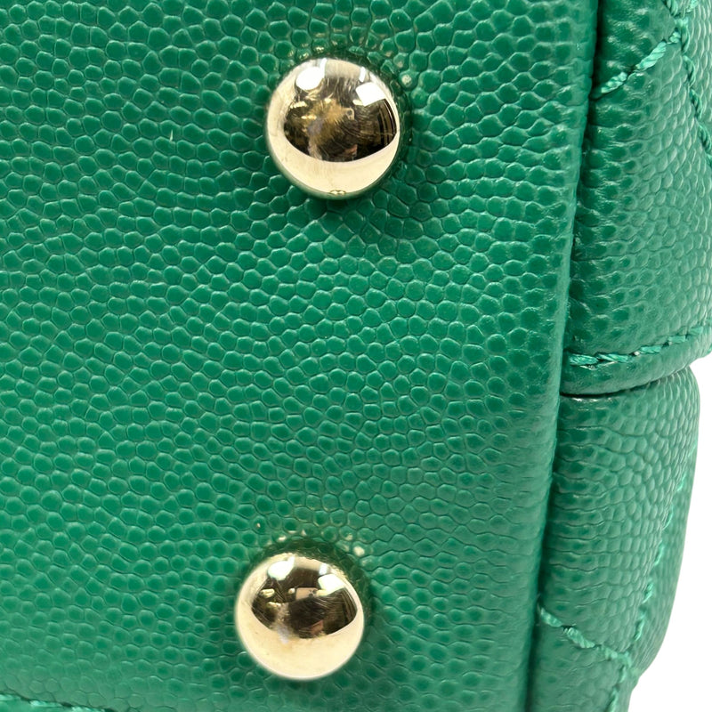 【中古】CHANEL ココハンドルXS キャビアスキン チェーンショルダー 38282