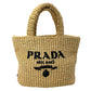PRADA ラフィア ハンドバッグ_1BG422_38969