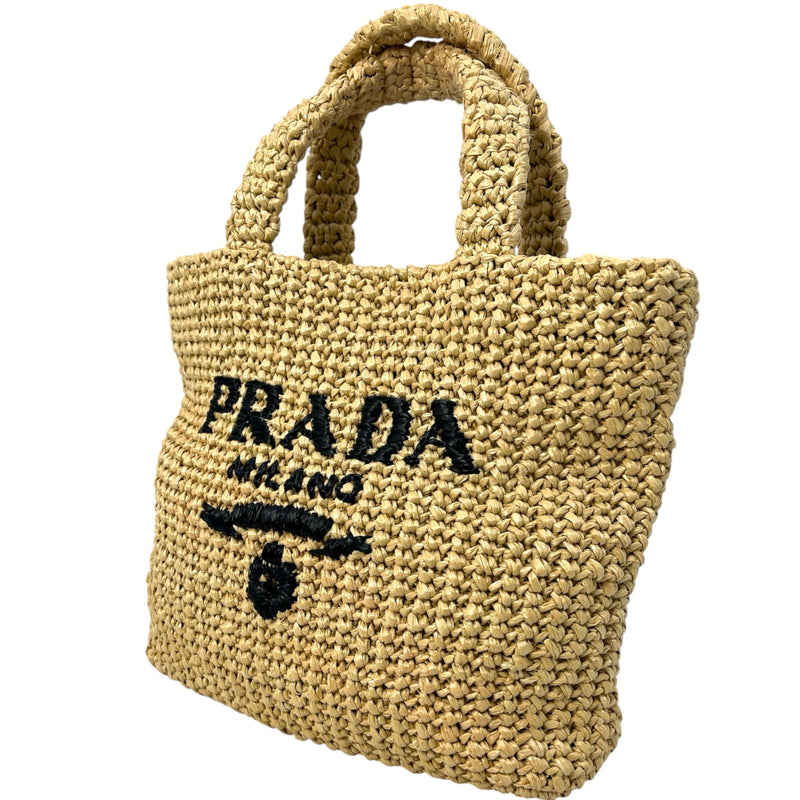 PRADA ラフィア ハンドバッグ_1BG422_38969