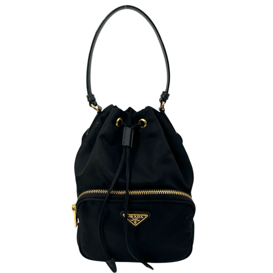 PRADA Duet Nylon Bucket Bag 1BH038RV44F0