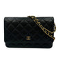 CHANEL チェーンウォレット キャビアスキン_38982