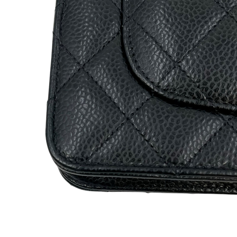 CHANEL チェーンウォレット キャビアスキン_38982