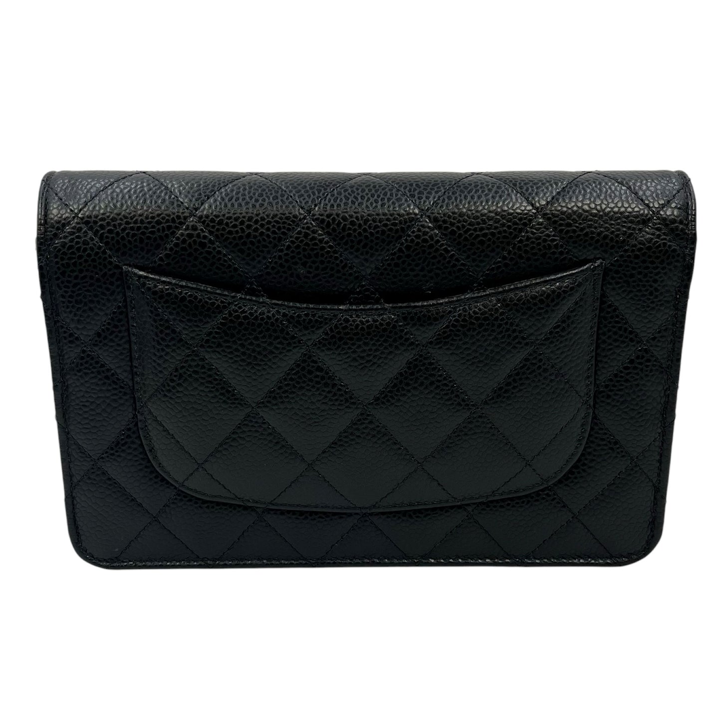 CHANEL チェーンウォレット キャビアスキン_38982