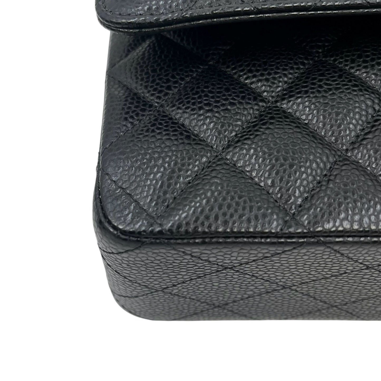 CHANEL_マトラッセ25 ダブルフラップ キャビアスキン_38994