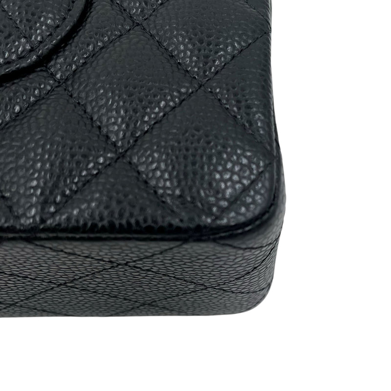 CHANEL_マトラッセ25 ダブルフラップ キャビアスキン_38994