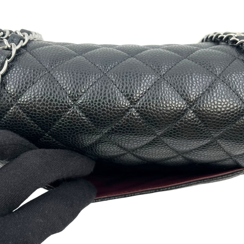 CHANEL_マトラッセ25 ダブルフラップ キャビアスキン_38994