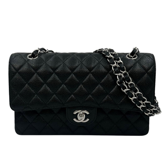 CHANEL_マトラッセ25 ダブルフラップ キャビアスキン_38994