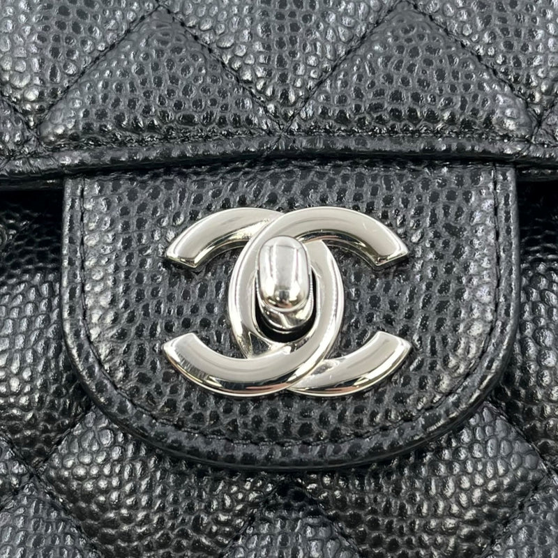 CHANEL_マトラッセ25 ダブルフラップ キャビアスキン_38994