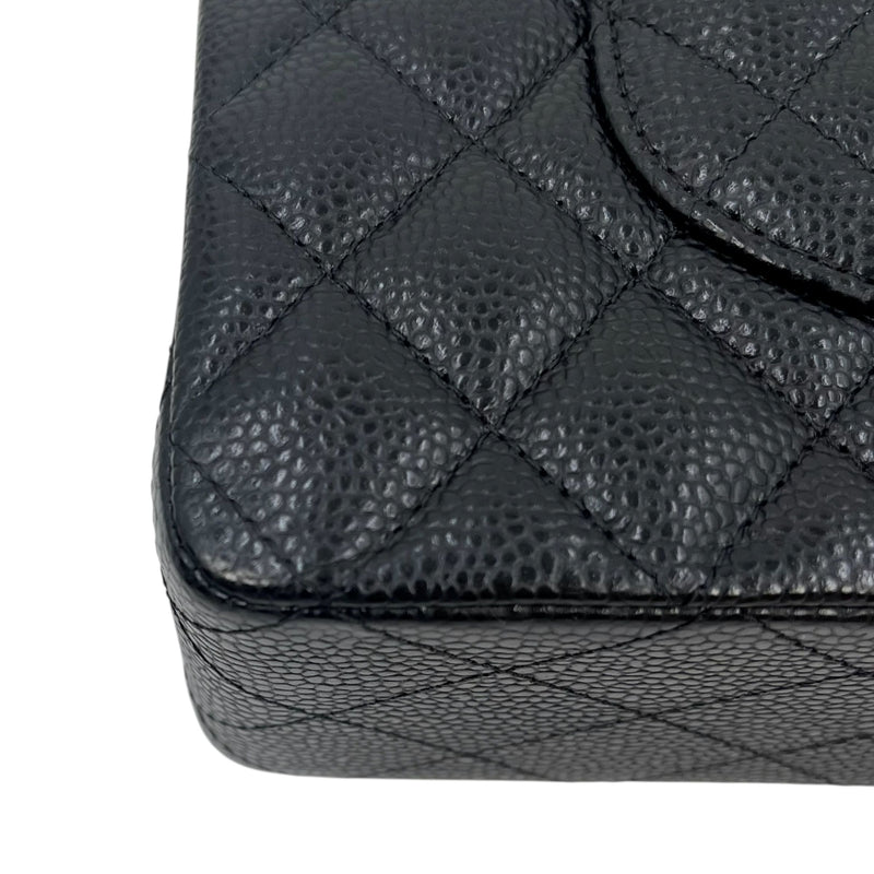 CHANEL_マトラッセ25 ダブルフラップ キャビアスキン_38994