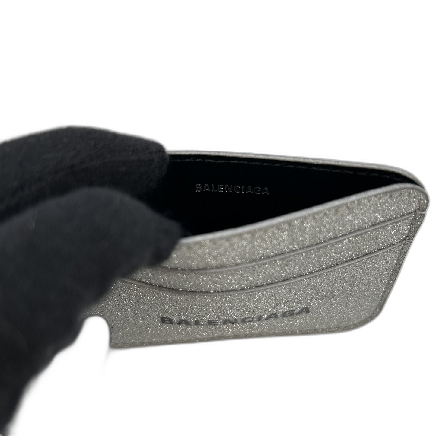 BALENCIAGA Card Case / Silver 593812_39276