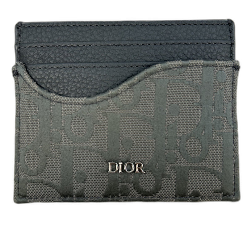 Dior Oblique Card Case / Khaki _2ADCH164YKS_39277