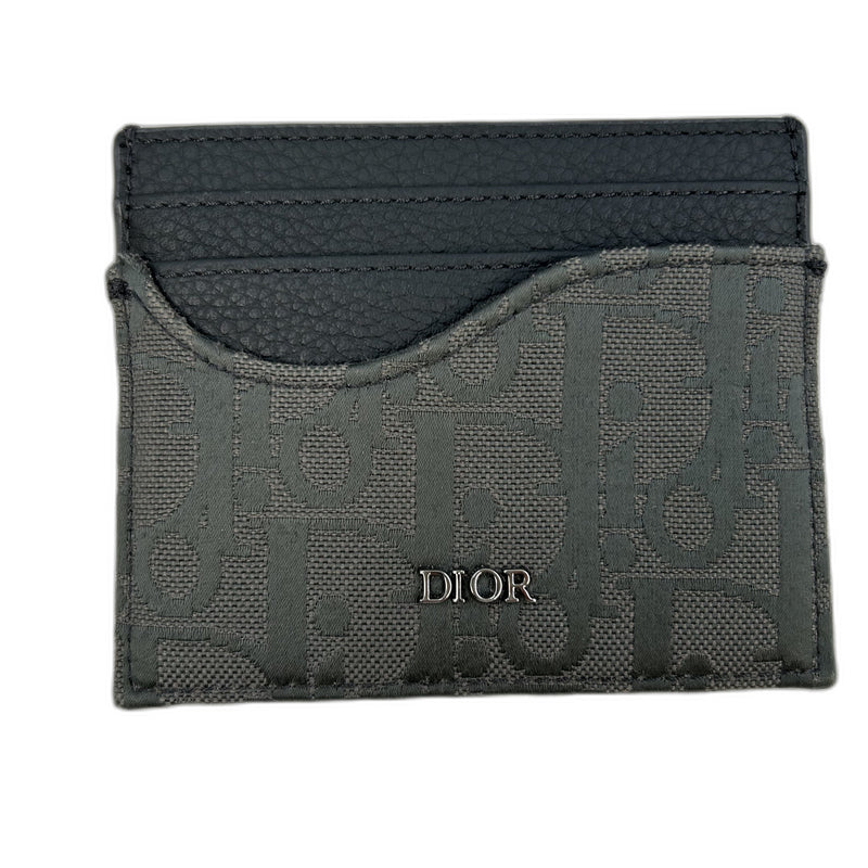 Dior Oblique Card Case / Khaki _2ADCH164YKS_39277