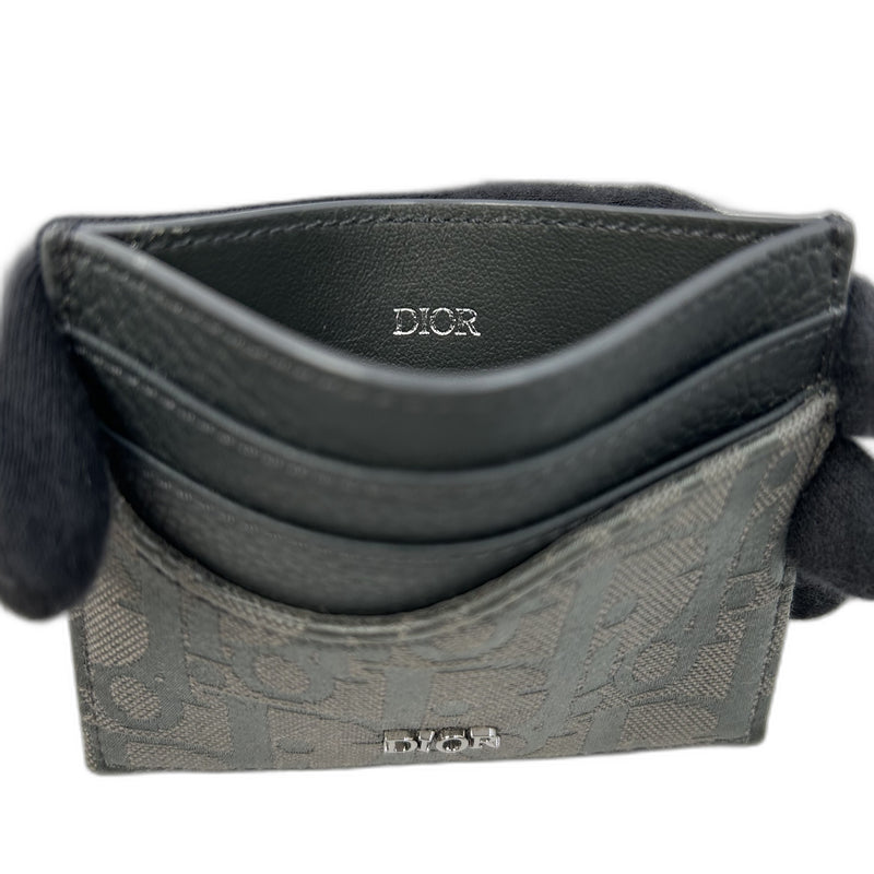 Dior Oblique Card Case / Khaki _2ADCH164YKS_39277