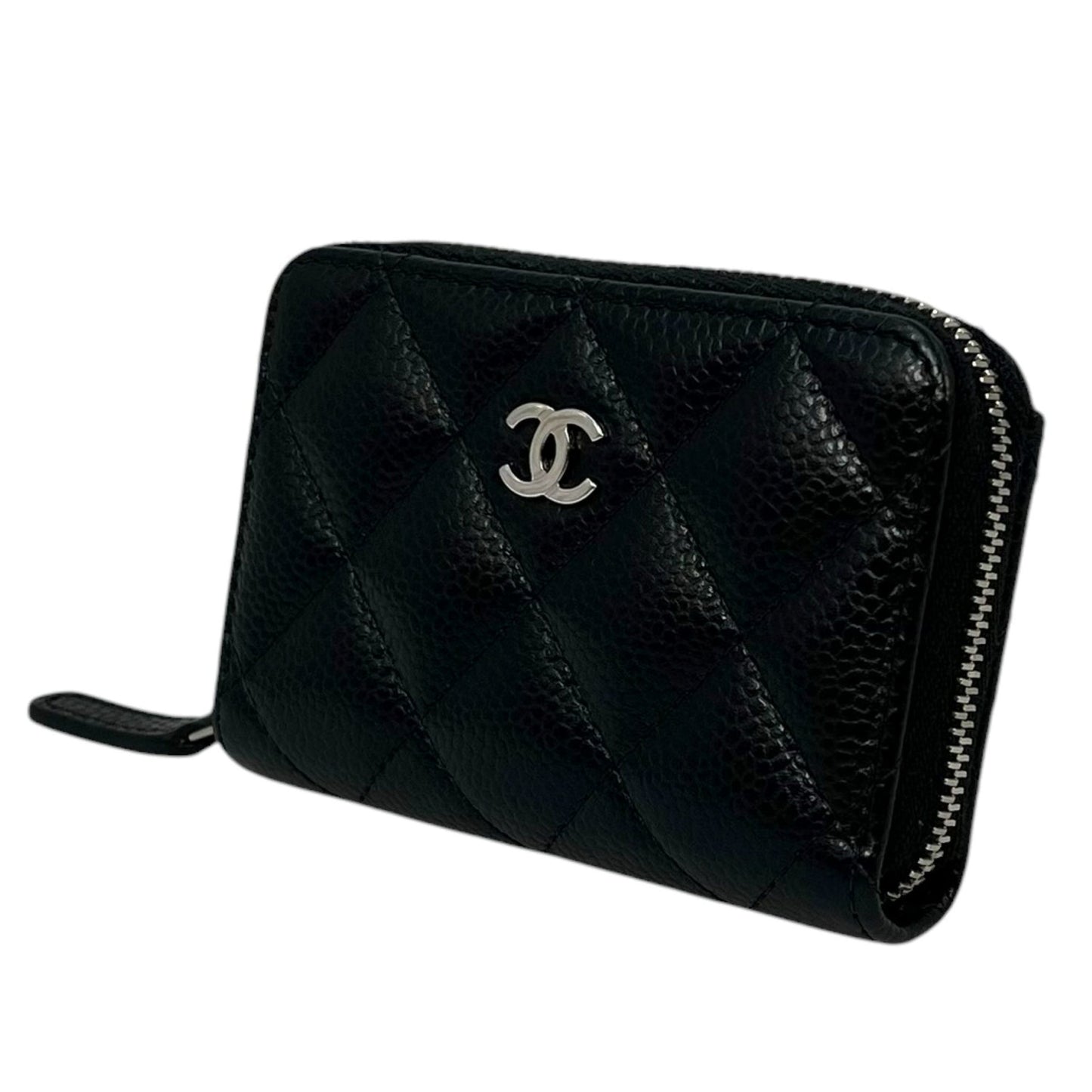 CHANEL キャビアスキン コインケース_39280