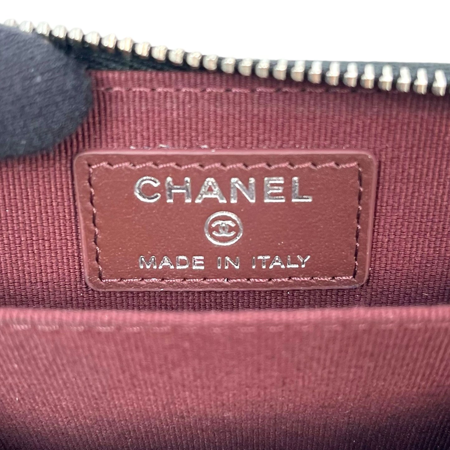 CHANEL キャビアスキン コインケース_39280