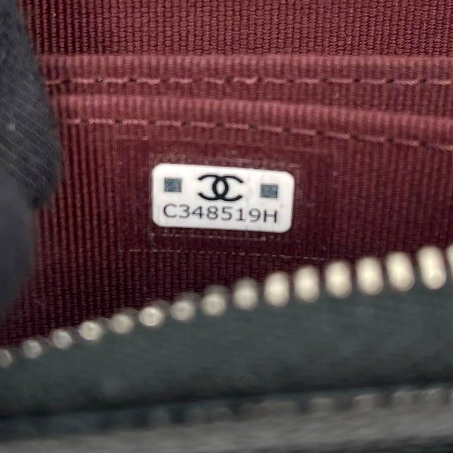 CHANEL キャビアスキン コインケース_39280