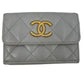 CHANEL キャビア ココマーク 三つ折り財布_39281
