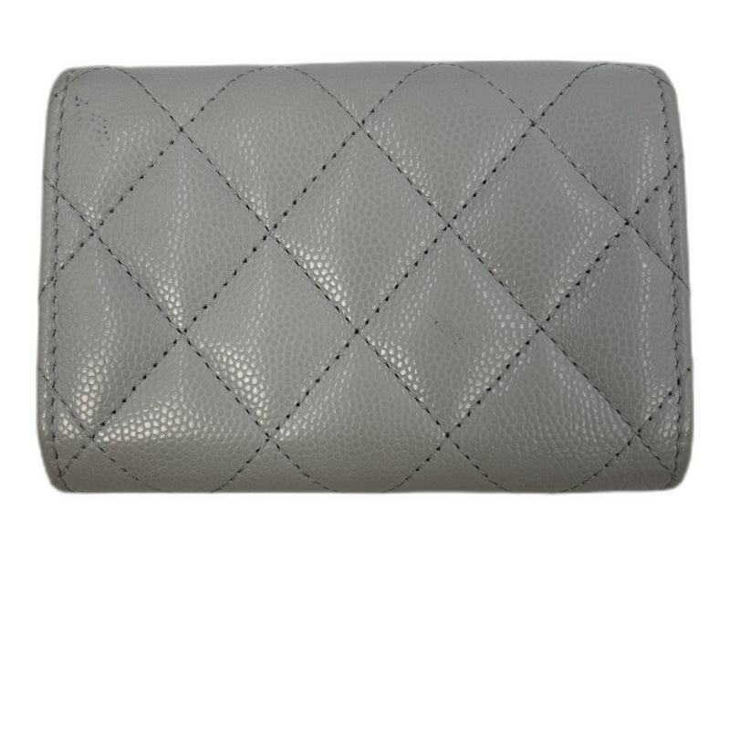 CHANEL キャビア ココマーク 三つ折り財布_39281