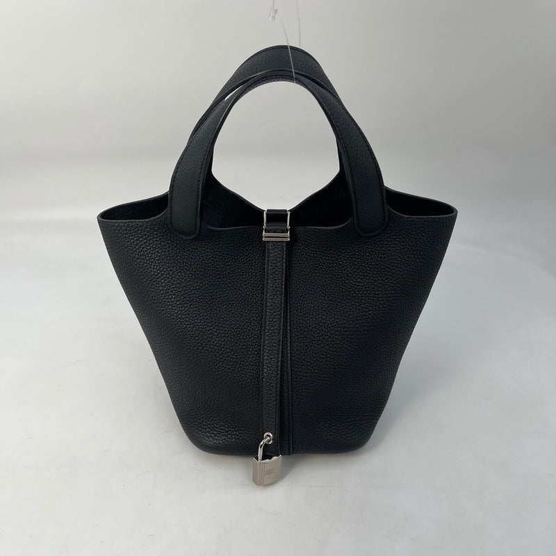 Hermès ピコタンロック18 トリヨンクレマンス ブラック