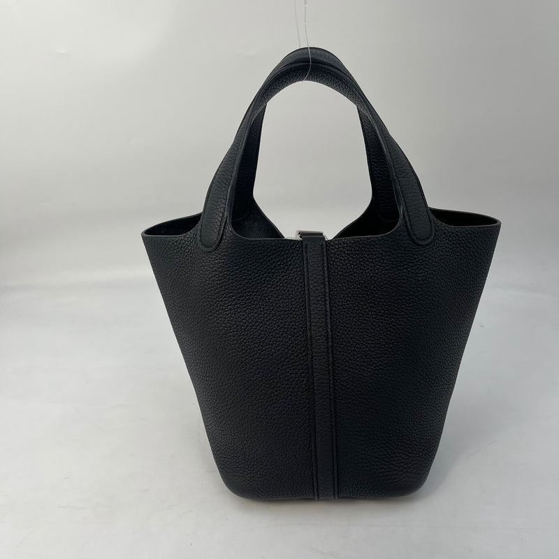Hermès ピコタンロック18 トリヨンクレマンス ブラック