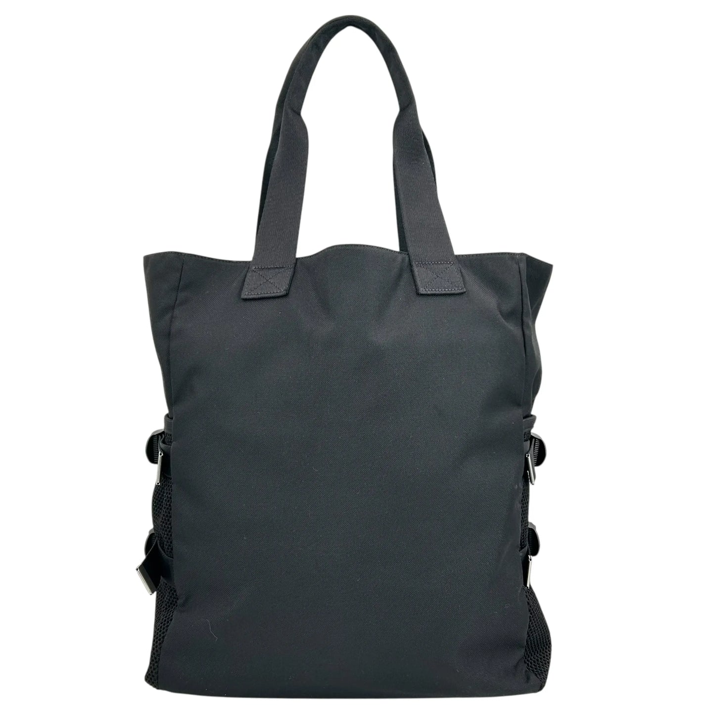 CELINE ロゴ ナイロン トートバッグ - ブラック