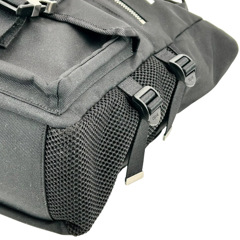 CELINE ロゴ ナイロン トートバッグ - ブラック