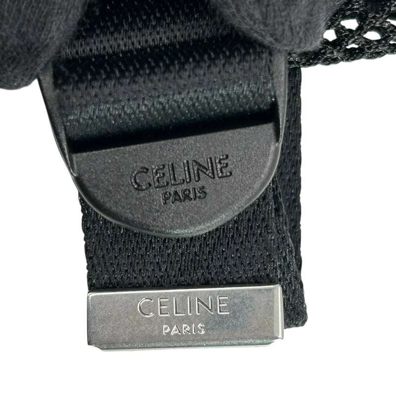 CELINE ロゴ ナイロン トートバッグ - ブラック