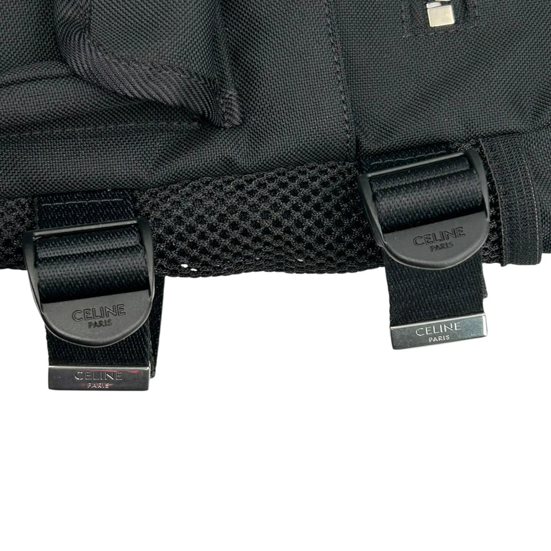 CELINE ロゴ ナイロン トートバッグ - ブラック