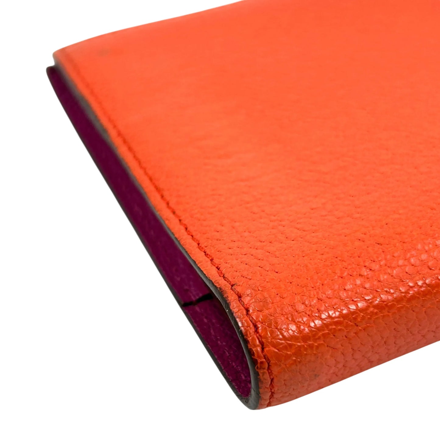 Hermès アジェンダ GM ヴォー・エプソン 手帳カバー - オレンジ