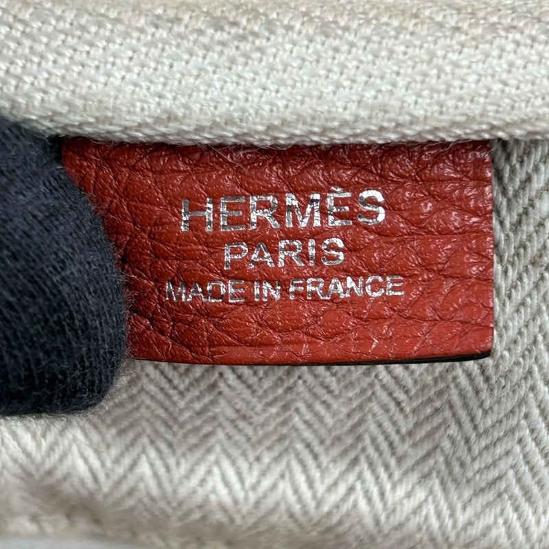 Hermès ヴィクトリア 35 トリヨンクレマンス X刻印（2016年製）ボストンバッグ ハンドバッグ - レッド × オレンジ