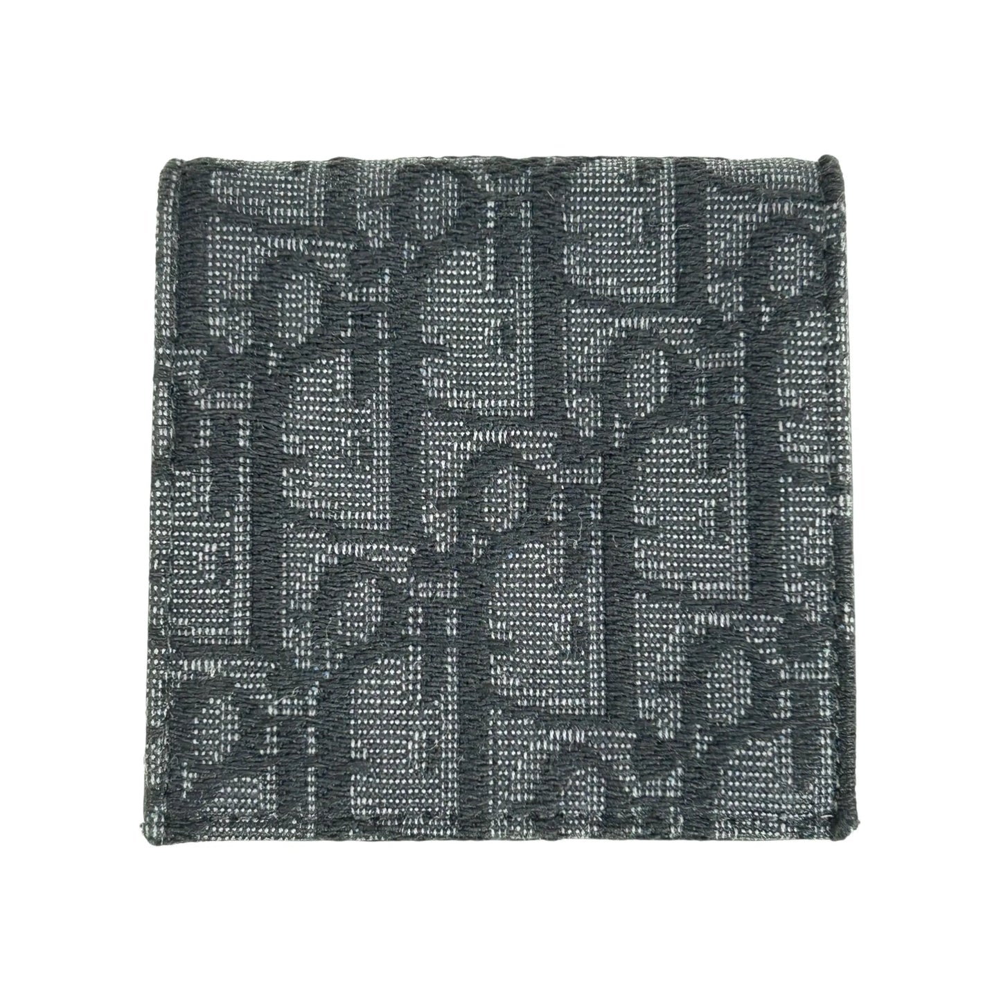 Dior ディオール オブリーク ジャカード コインケース - ブラック