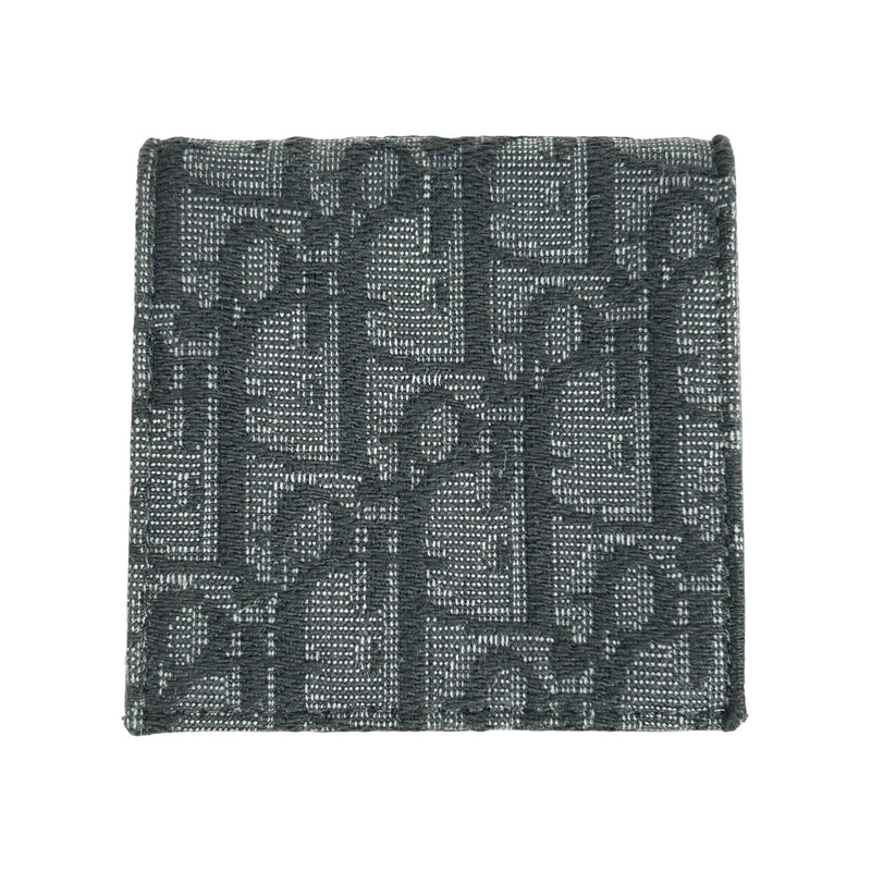 Dior ディオール オブリーク ジャカード コインケース - ブラック