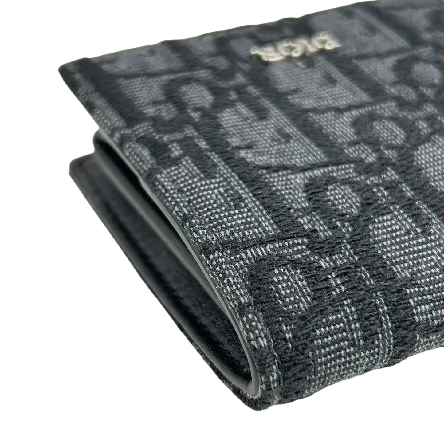 Dior ディオール オブリーク ジャカード コインケース - ブラック
