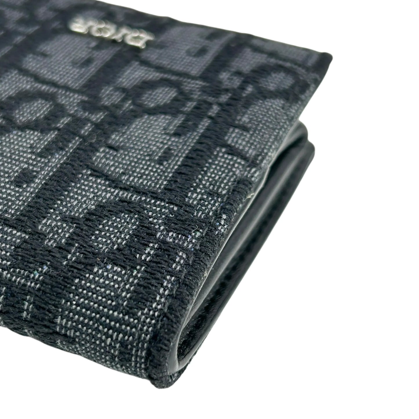 Dior ディオール オブリーク ジャカード コインケース - ブラック