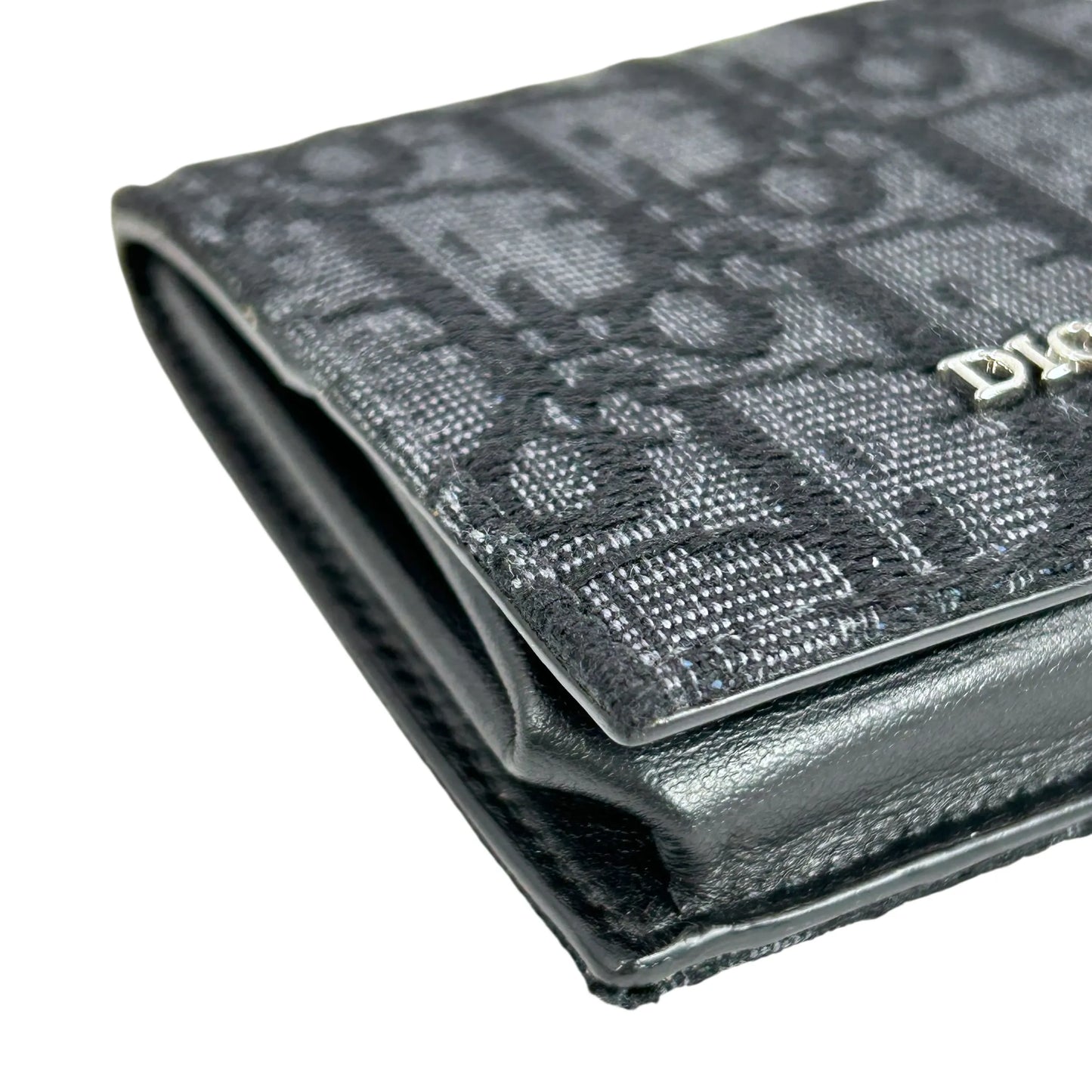 Dior ディオール オブリーク ジャカード コインケース - ブラック