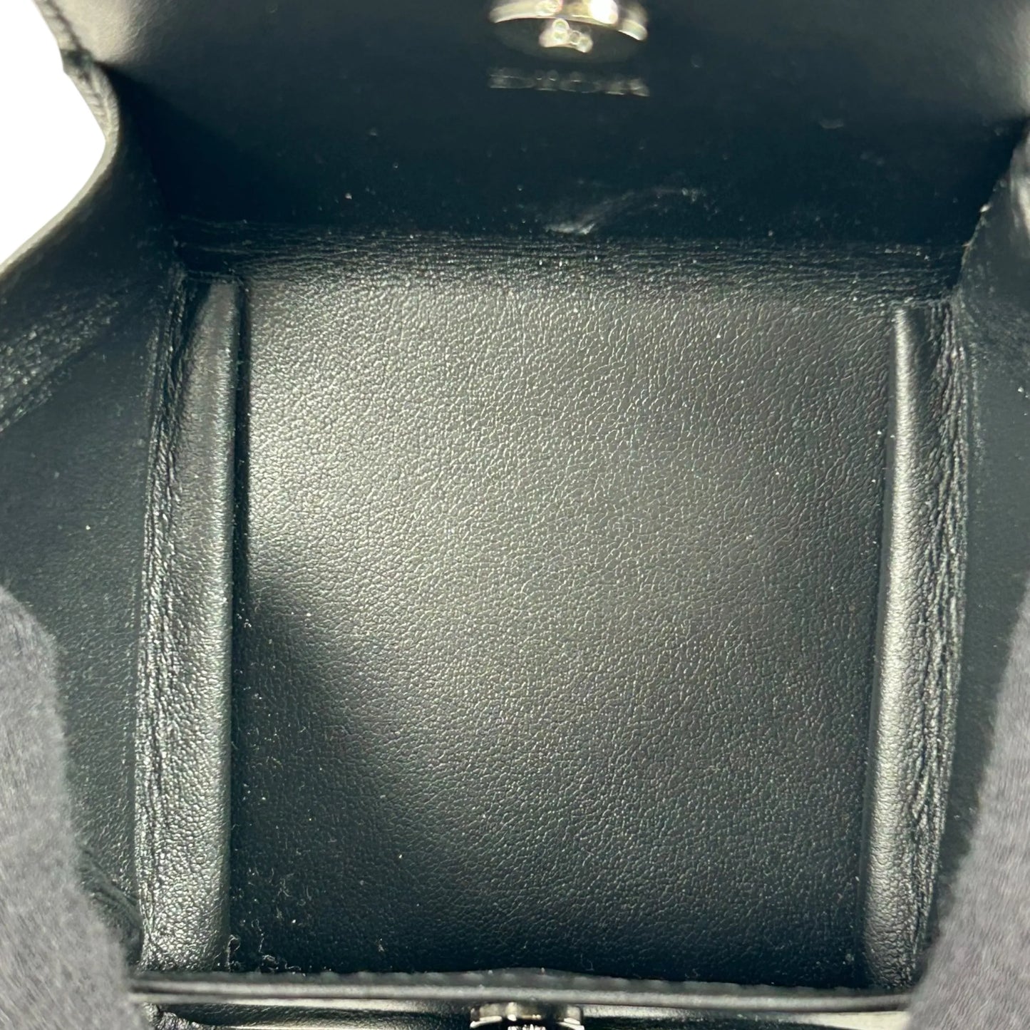 Dior ディオール オブリーク ジャカード コインケース - ブラック